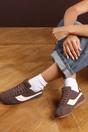 Brown 'Venice' Low-Top Lace Up Trainer, Image 1 of 8