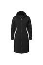 Black Enya Longline Waterproof Softshell Jacket, Image 6 of 6