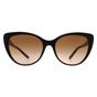 Black Ralph Lauren Black Cat Eye Shiny Black Brown Gradient RL8215BU, Image 1 of 4