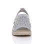 Grey AJVANI Grey Slingback Diamante Summer Holiday Comfort Sandals, Image 5 of 5