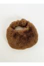 Brown Faux Fur Soft Grab Bag, Image 2 of 6
