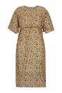 Multi Avorno Abstract Leopard Print Kaftan, Image 1 of 3
