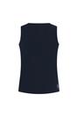 Navy Harmonic Mandala Lotus Bamboo Vest Top, Image 2 of 3