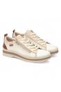White Womens Laces Zipper Trainers -W3W-6979C1, Image 2 of 8