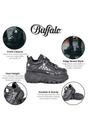 Black Womens Chunky Platform Trainers -1339-14, Image 3 of 6