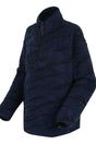 Multi Frankie Abstract Borg Half Zip Fleece Jacket, Image 3 of 6