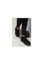 Black Jazlyn Faux Fur Lined Ankle Platform Mini Boots, Image 3 of 6