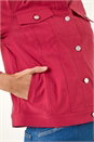 Rust Stretch Pocket Detail Jacket, Image 6 of 6