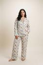Multi Floral Modal Pyjama Trouser Set, Image 1 of 4