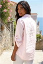 Light Pink Contrast Button Detail Shirt, Image 3 of 4