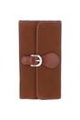 Tan 10 Card Suede Leather Purse, Image 1 of 4