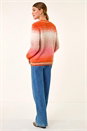 Orange Ombre Tinsel Knit Jumper, Image 4 of 5
