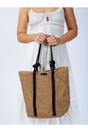 Beige Large Beach Tote Bag, Image 4 of 4