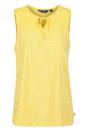 Yellow Janessa Patterned Sleeveless TShirt, Image 1 of 3