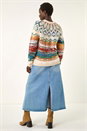 Multi  Fairisle Ombre Knit Jumper, Image 5 of 7