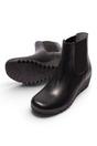 Black Womens Leather heel Chelsea Boot-ORFU496, Image 5 of 5