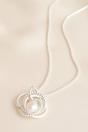Silver Sterling Silver Freshwater Pearl Necklace, Image 2 of 2
