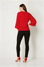 Red Tie Front Top, Image 3 of 4
