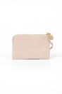 Beige Faux Leather Small Coin Purse, Image 2 of 2