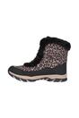 Black Ohio Leopard Print Thermal Snow Boots, Image 3 of 6