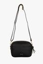 Black Faux Leather Crossbody Camera Bag, Image 1 of 3