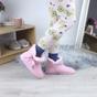Pink Faux Fur Lined Ankle Boots Slippers, Image 5 of 6
