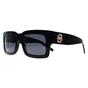 Black Hugo Boss Black Rectangle Black Grey BOSS 1654/S, Image 2 of 4