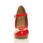 Red AJVANI Red High Heel Mary Jane CourtShoes, Image 5 of 5