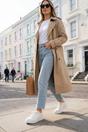 White Constance Chunky Sole Lace Up Trainers, Image 5 of 5
