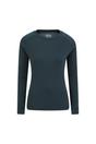 Dark Green Talus Long Sleeved Top, Image 2 of 5