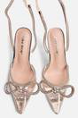 Silver Midnight Clear Perspex Pointed Toe High Heels, Image 2 of 4