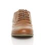 Tan AJVANI Tan Flat Lace Up Oxfords Brogues, Image 6 of 6