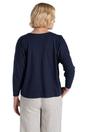 Navy Blue Emere Long Sleeved TShirt, Image 2 of 3