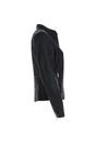 Black Ashwood Leather Black 'Kate' Real Leather Mandarin Collar Biker Jacket, Image 4 of 5