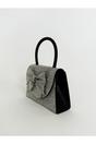 Black Rhinestone Grab Bag with Bow Detail, Image 3 of 6