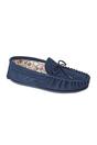 Navy Lily Slip On Slippers, Image 1 of 3