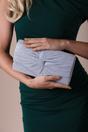 Silver Ruched Clutch Bag, Image 4 of 5