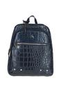 Navy 'Camilla' Real Leather Backpack, Image 1 of 4
