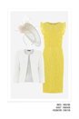 Ivory  Curved Sinamay Disc Fascinator, Image 4 of 4