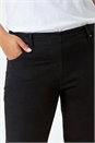 Black Curve Elastic Waist Stretch Denim Jegging, Image 5 of 5