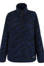 Multi Frankie Abstract Borg Half Zip Fleece Jacket, Image 1 of 6