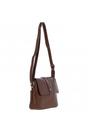 Tan 'Veneto Vellutato' Real Leather Crossbody Bag, Image 3 of 4