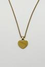 Gold Heart Shape Pendant Necklace - Gift boxed, Image 3 of 6