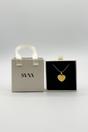 Gold Heart Shape Pendant Necklace - Gift boxed, Image 4 of 6