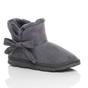 Grey AJVANI Grey Faux Fur Lined Ankle Boots Slippers, Image 1 of 6