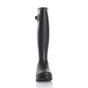 Black AJVANI Black Waterproof Wellington Boots Wellies, Image 6 of 6