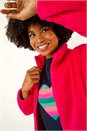 Fuchsia Soft Sherpa Fleece Jacket, Image 2 of 5