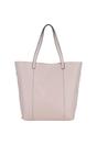 Beige 'Serela' Real Leather Shoulder Bag with Detachable Pouch, Image 3 of 4