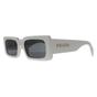White Prada White Rectangle Talc Dark Grey PRA07S, Image 2 of 4