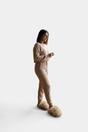 Beige Nadia Fluffy Faux Fur Slippers, Image 6 of 8